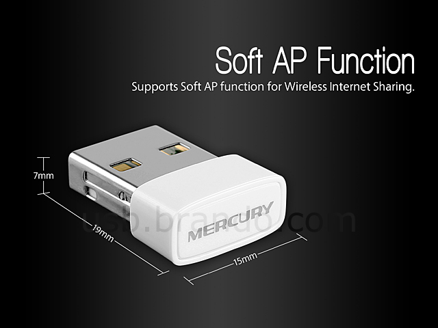 Mercury MW150US mini 150M Wireless USB Adapter