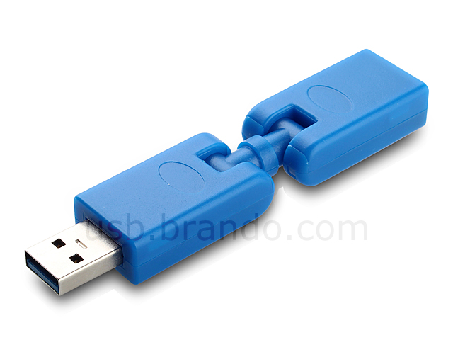 360° USB 3.0 A Male to USB 3.0 A Female Adapter