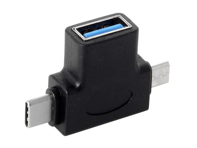 2-in-1 Type-C microUSB OTG Adapter