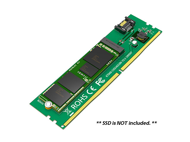 M.2 SSD to SATA Interface DDR4 Power Card Slot Adapter