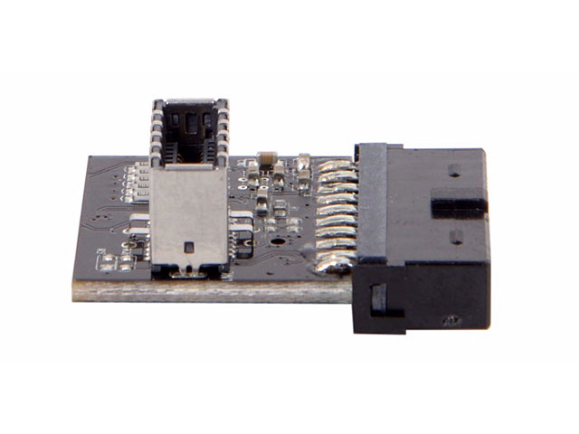 USB 3.1 Front Panel Header Type-E to USB 3.0 20-Pin Header Male Extension Adapter for Motherboard