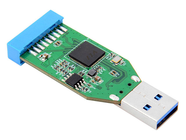 USB 3.0 A Male to 20-Pin Female Adapter