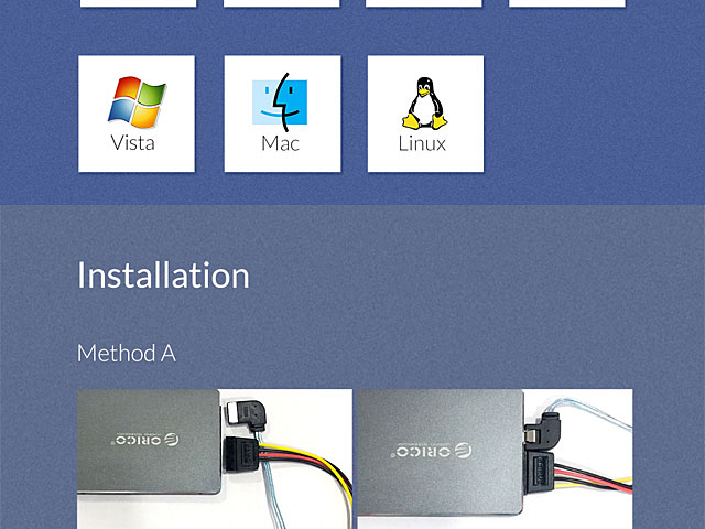 ORICO SATA 7-Pin to M.2 NGFF Adapter