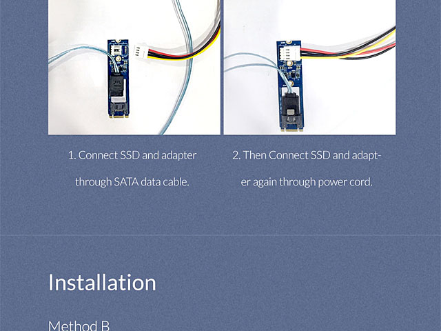 ORICO SATA 7-Pin to M.2 NGFF Adapter