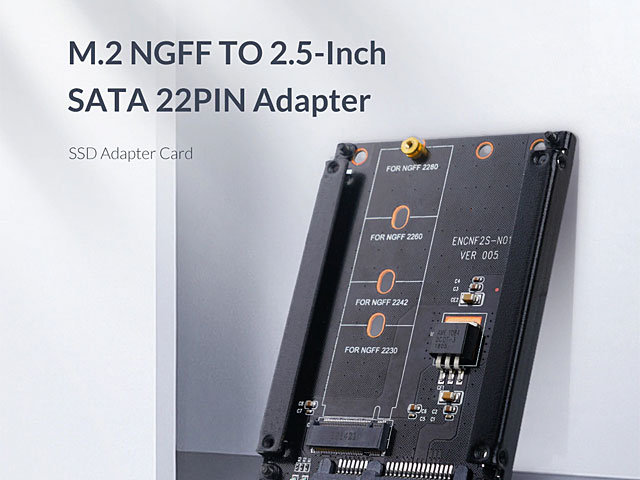 Adaptateur M2 SSD NGFF vers SATA 6Gbps - Adaptateur SATA