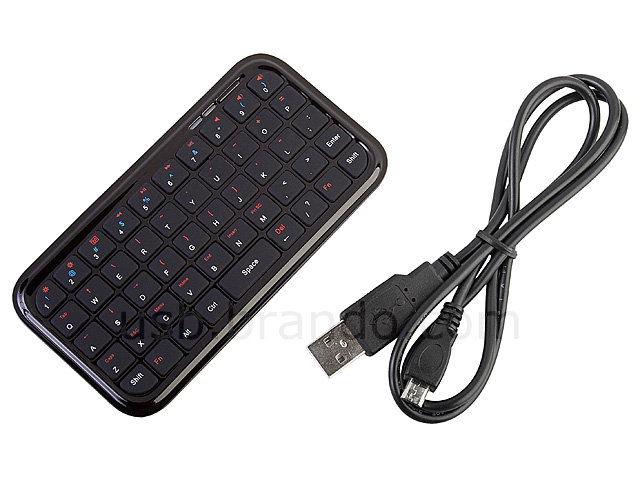 Mini Palm-Size Bluetooth Multimedia Keyboard