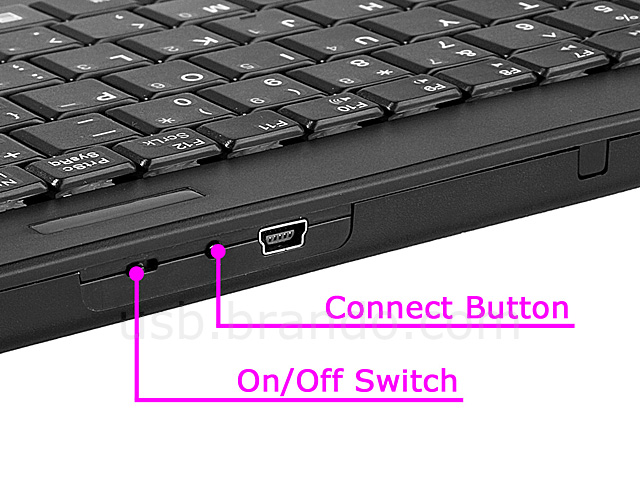 Super Slim Bluetooth Multimedia Keyboard (84 Keys)