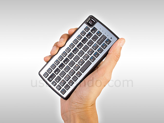 Dual-Connect Slim Bluetooth Keyboard with Mouse Track