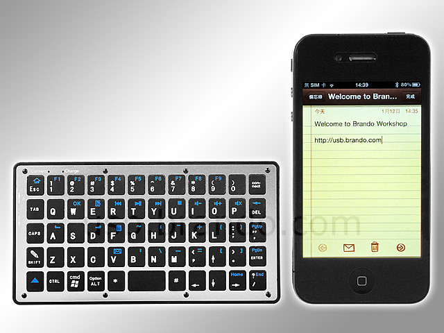 Super Mini Palm-Size Bluetooth Keyboard