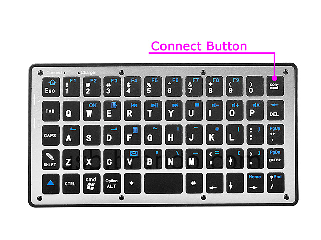 Super Mini Palm-Size Bluetooth Keyboard