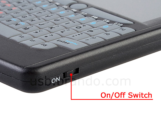 Mini Bluetooth Handheld Keyboard with Touchpad