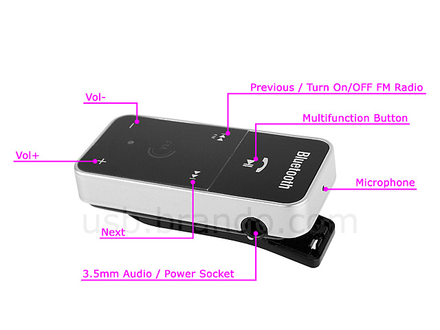 Bluetooth Stereo Headset with FM Radio