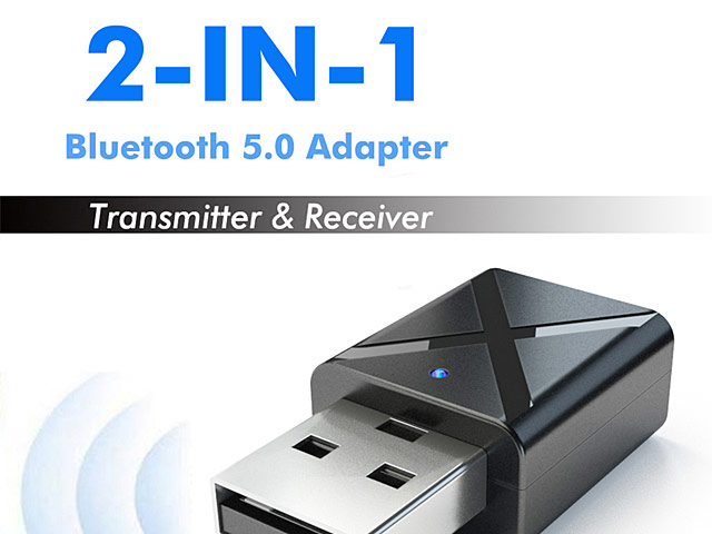 2 in 1 Trasmettitore e ricevitore usb bluetooth V5.0 per auto mp3