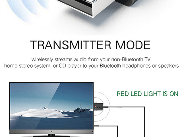 Bluetooth Transmitter for use with LG LED TV and wireless