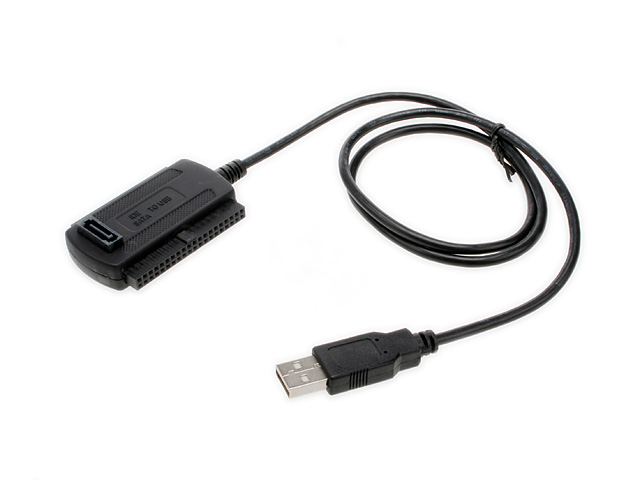 Mystisk sløjfe Kvittering USB 2.0 to SATA / IDE Cable (Without Power Adapter)