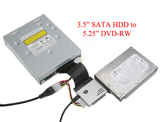 USB 2.0 To SATA/IDE Adapter With One Touch Backup