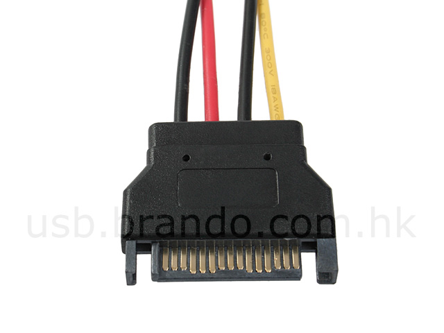 SATA Male to IDE Female Power Cable