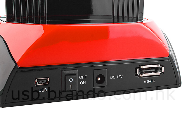 SATA HDD Dock with One Touch Backup (USB + ESATA)