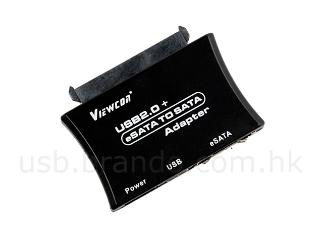 USB + eSATA to SATA adapter