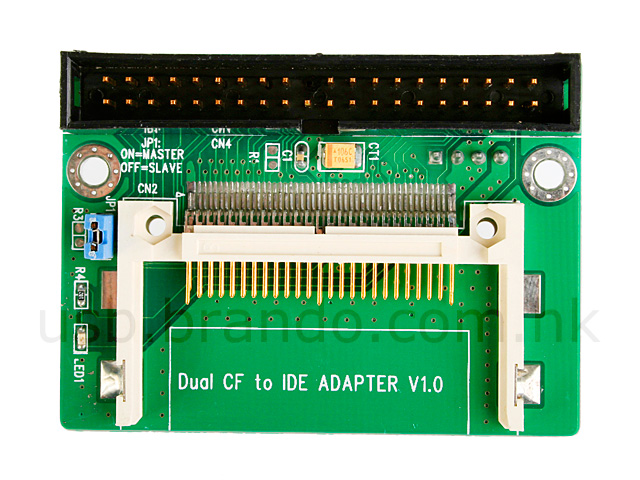 Dual CF to IDE Adapter (90 degree)