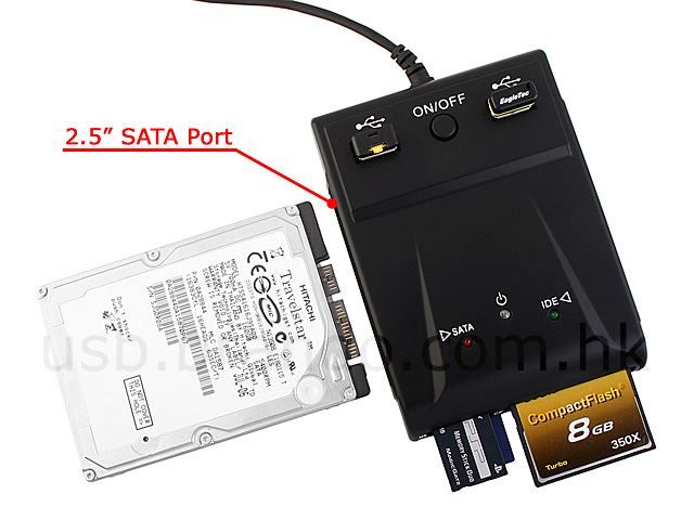 2.5" SATA/IDE HDD Multi-Functional Enclosure