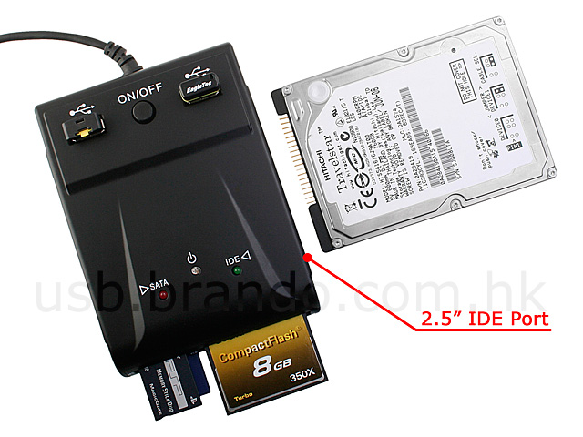 2.5" SATA/IDE HDD Multi-Functional Enclosure