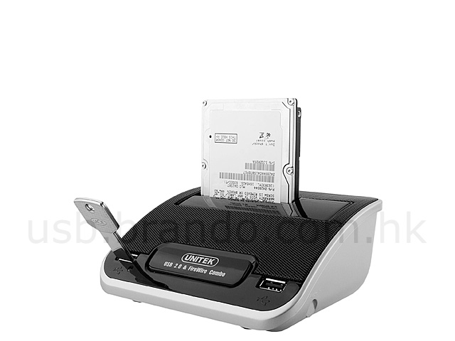 SATA HDD Dock Station with 2-Port Hub + Firewire 1394A