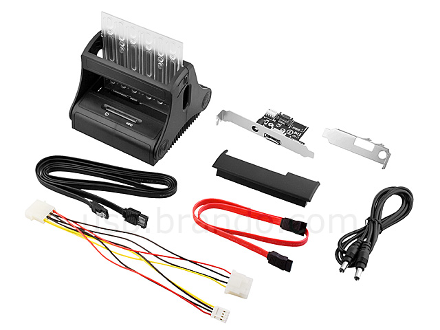 SATA HDD Docking Station with Power + eSATA Extension Kit