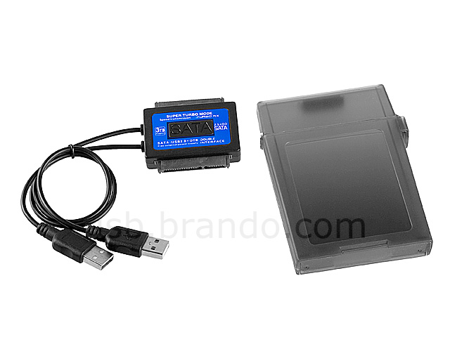 Wewoo - Pour 2,5 pouces SATA HDD / SSD Double USB 2.0 au câble d'adaptateur  de disque dur - Câble USB - Rue du Commerce