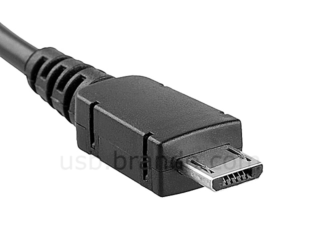 USB 2.0 A Female to Micro-B Male Short Cable