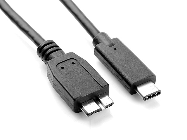 USB 3.1 Type-C Male to USB 3.0 micro B Male Cable