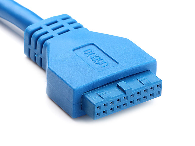 USB 3.0 20-Pin Header Male to USB 3.0 Type-A Female Cable