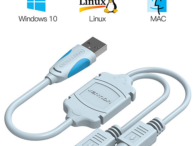 USB to PS/2 Cable (Support Window 10 / 8 / 7)