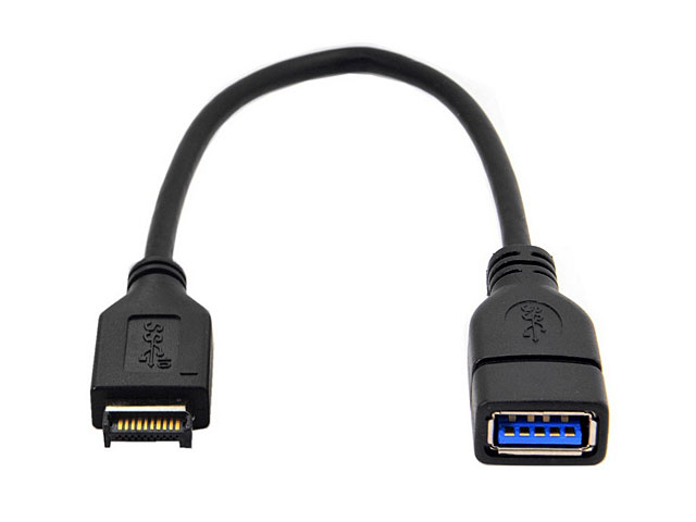USB 3.1 Front Panel Type-E Male USB 3.0 Female Short Cable
