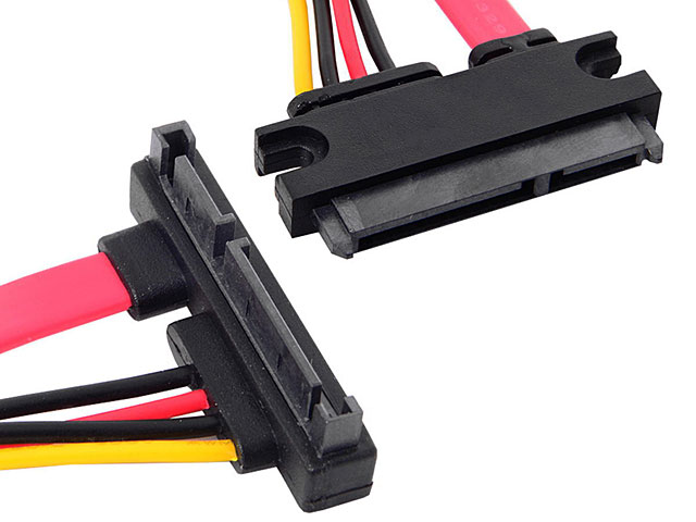 SATA Computer Cable - Dual Right Angle SATA Cable