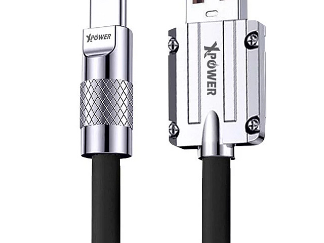 Xpower Zinc Alloy 60W USB to Type-C Sync & Charging Cable