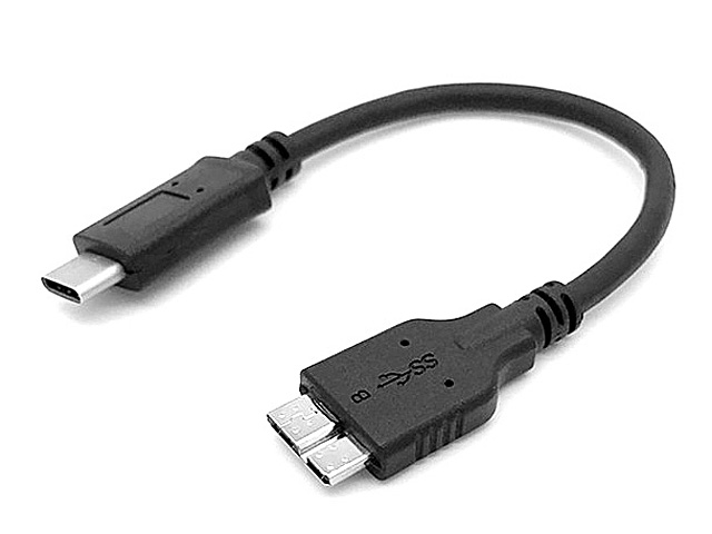 USB 3.1 Type-C Male to USB 3.0 micro B Short Cable