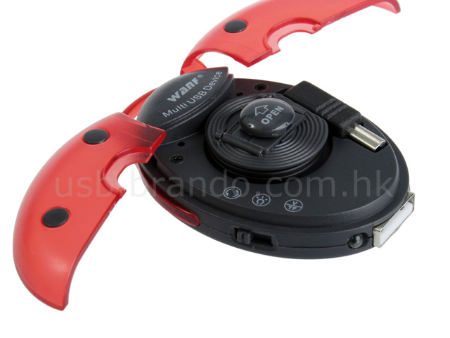 3-in-1 Ladybug MicroSD Card Reader