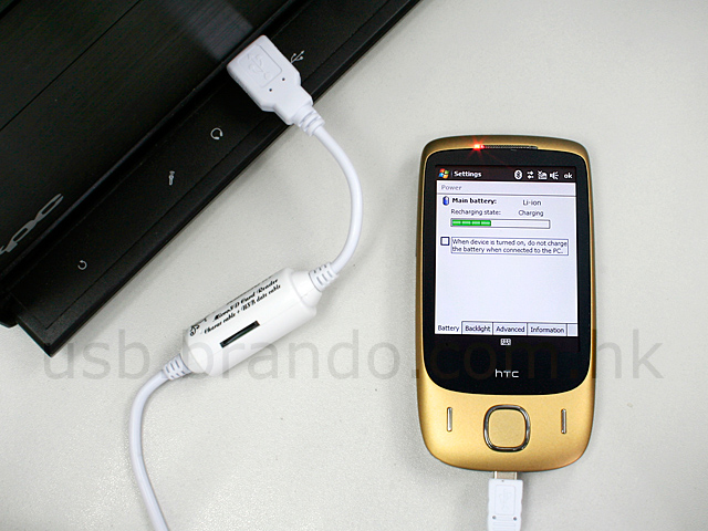 2-in-1 Micro SD(HC)/T-Flash Card Reader Cable