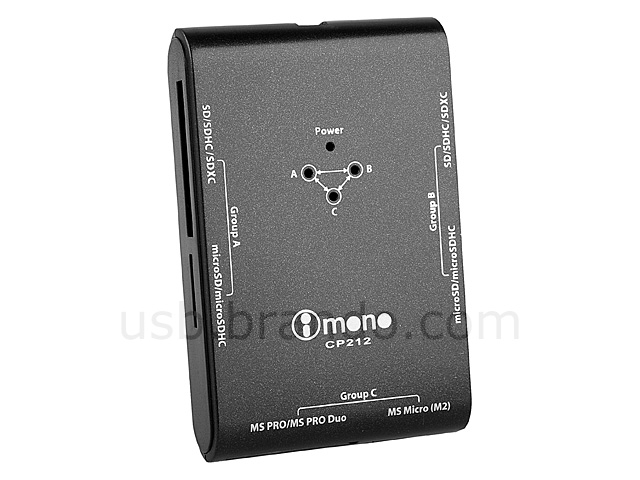 iMONO 2 x SD(HC)/micro SD(HC) Card Reader