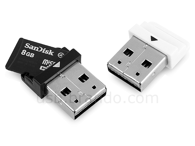 BIN USB20 Memory Card Reader Writer Adapter For MMC/SD/SDHC 64GB UP To T8U0 