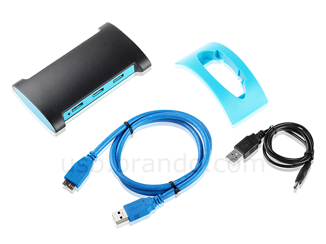 USB 3.0 Mini Tower Card Reader Combo