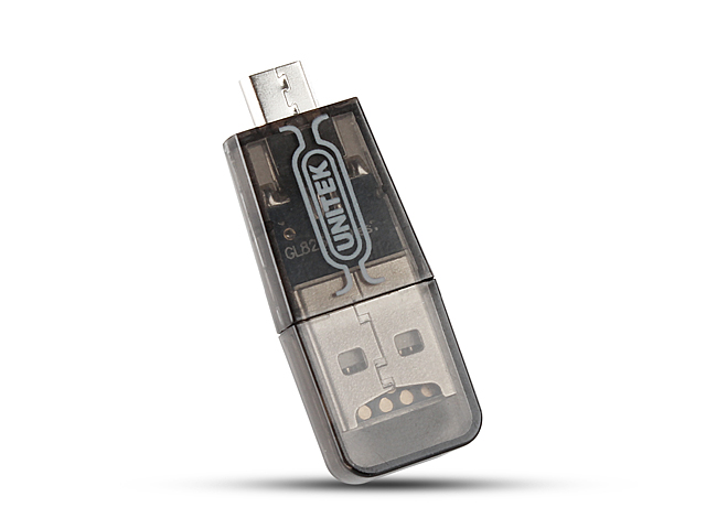 UNITEK microUSB 2-in-1 OTG Card Reader