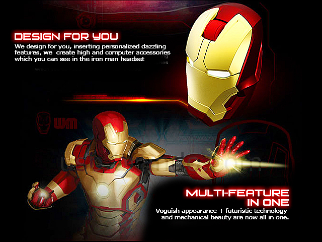 E-BLUE MARVEL IRON MAN 3 Edition Wireless Gaming Mouse