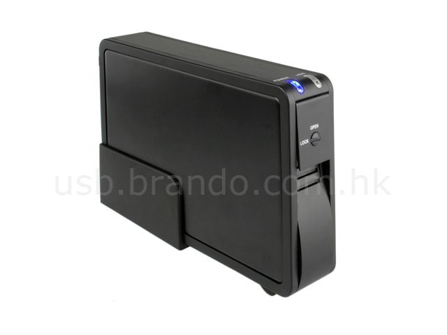 USB Screw-less 3.5" HDD Enclosure (USB + eSATA)