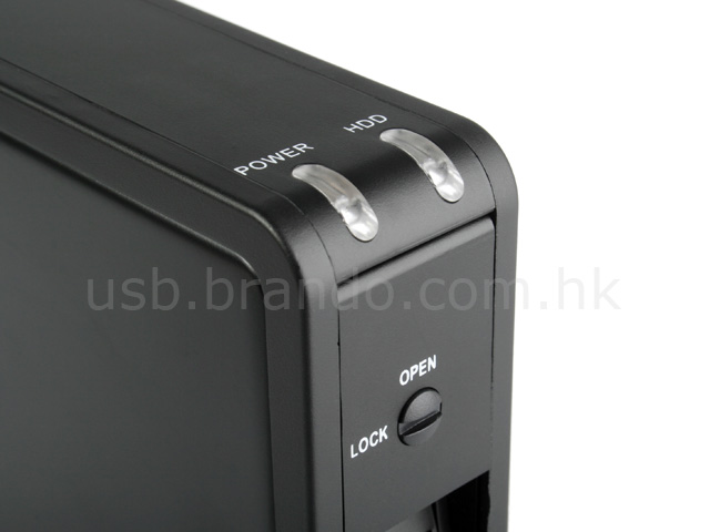 USB Screw-less 3.5" HDD Enclosure (USB + eSATA)