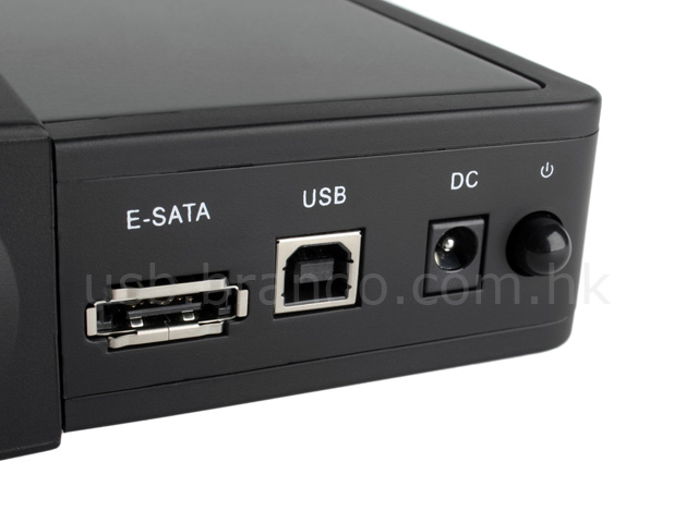 USB Screw-less 3.5" HDD Enclosure (USB + eSATA)