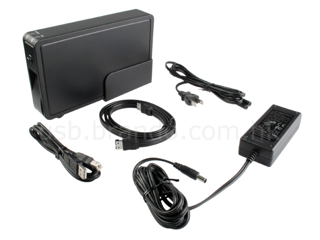 USB Screw-less 3.5" HDD Enclosure (USB + eSATA)