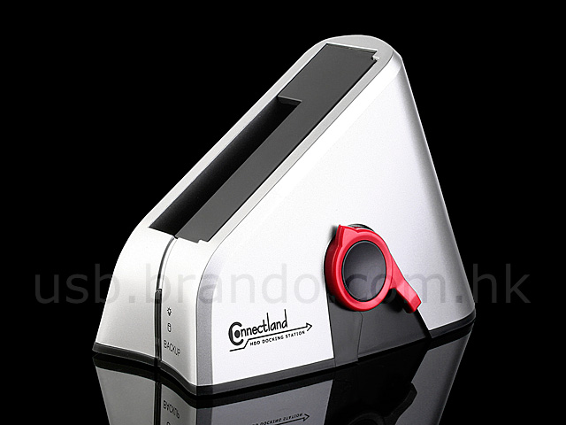 Connectland SATA HDD Dock with One Touch Backup (USB + eSATA)