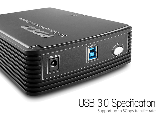 FIDECO USB 3.0 3.5" SATA HDD Enclosure